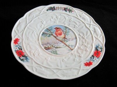 Donegal Irish Parian China 1991 Christmas Plate, MIB LE  