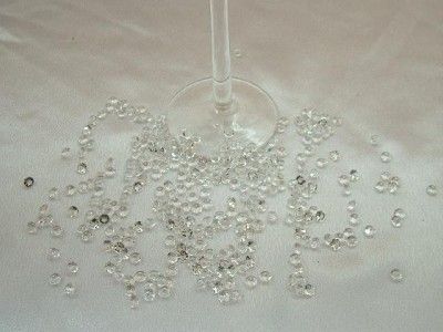 Carat 2000 Diamonds Ice Clear Wedding Table Confetti  