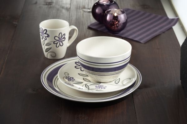 American Atelier Ashby 16 Pc Dinnerware Set, 3 Colors  