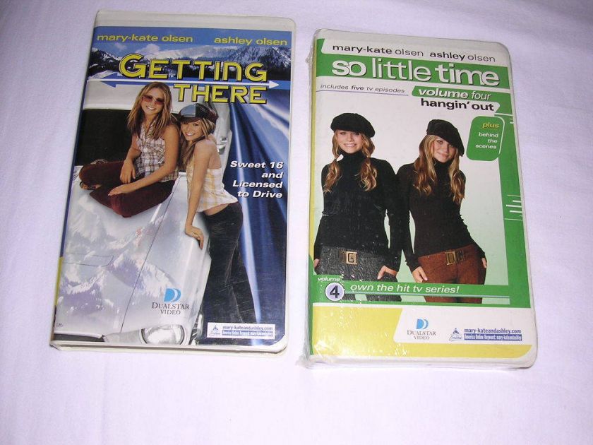 Mary Kate & Ashley Olsen VHS Videos So Little Time Vol. 4 & Getting 