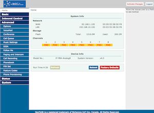 SpoTel 8 Port (6 FXO + 2 FXS) Asterisk IP PBX  ipPBX08  