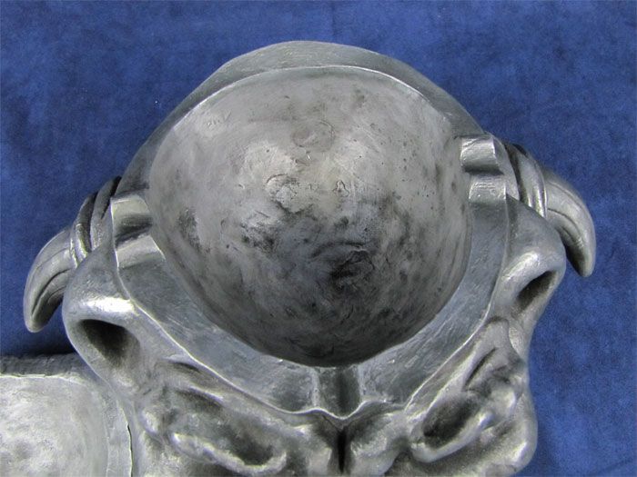 Large Screaming Gargoyle Head Astray / Stash Box Resin  