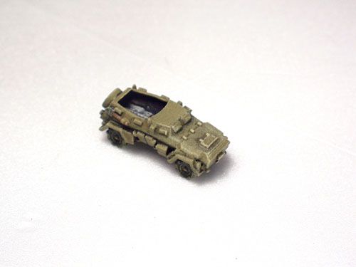 144 CGD WWII German SdKfz 247 Ausf B (4 rad) Daimler Benz Dunkelgelb 