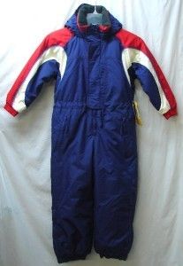 Rawik Kids Austin Snow Ski Suit Size 6 Navy Red NEW  