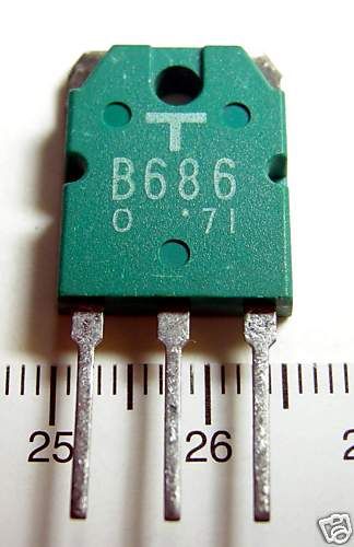 20 pcs Silicon PNP Power Transistor 2SB686 B686 TO 3P  