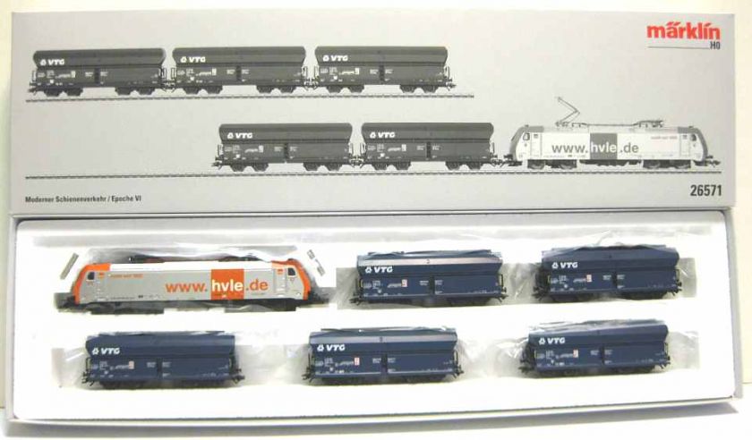 26571 MARKLIN HO HVLE/VTG Train Set w. 5 cars NEW 2011  