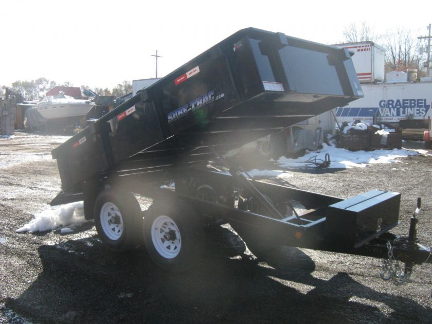 New 2012 Sure Trac 6x10 10k Deckover Dump Trailer  