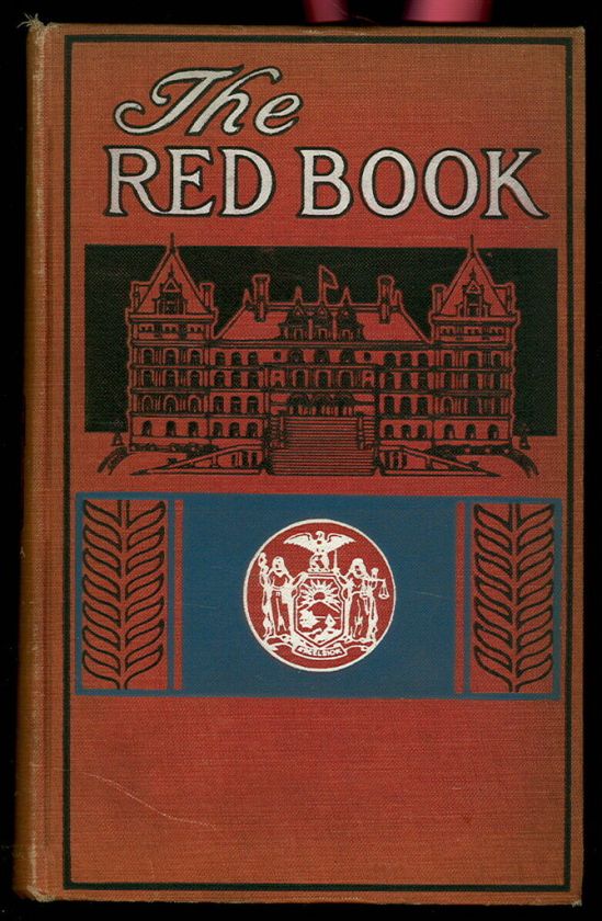 1917 NEW YORK RED BOOK NY STATE MANUAL with War Message  