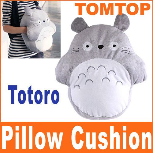 Lovely Soft Warm Cartoon Cat Totoro Pillow Cushion Toys  