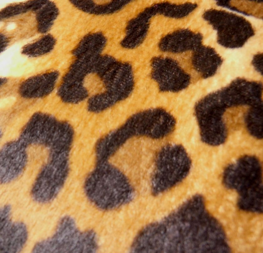 CF08 FAUX FUR LEOPARD SKIN PILLOW CUSHION COVER*CUSTOM  