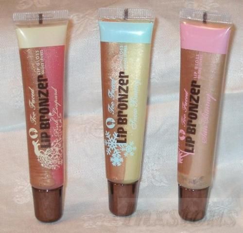 Too Faced Lip Bronzer Gloss Pink Leopard Boxed  