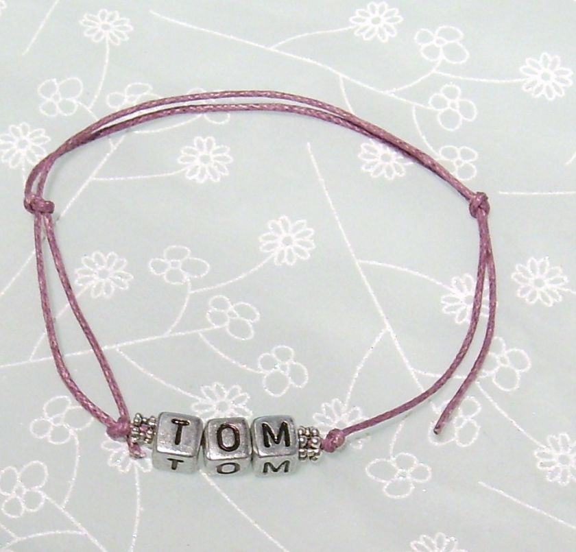   Friendship Bracelet   5 Name Options   Nathan Tom Max Siva Jay  