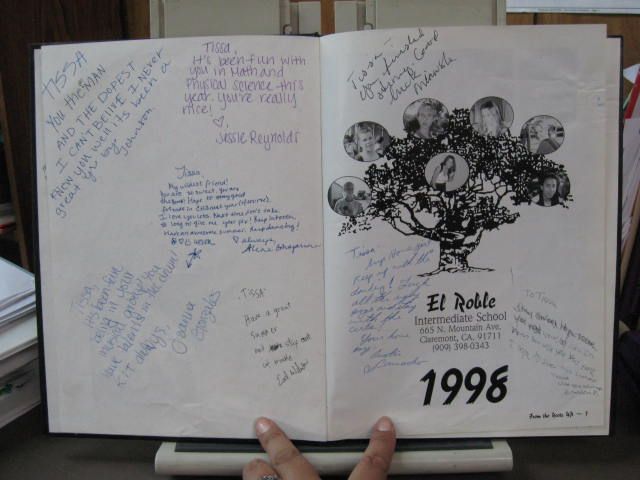 1998 El Roble Int. School Yearbook Claremont, CA  