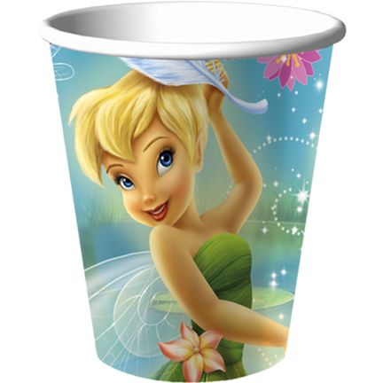 Disney FAIRIES Tinkerbell BIRTHDAY Party Paper CUPS  