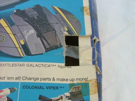 Battlestar Galactica Cylon Raider Box & InstructionsNO SHIP