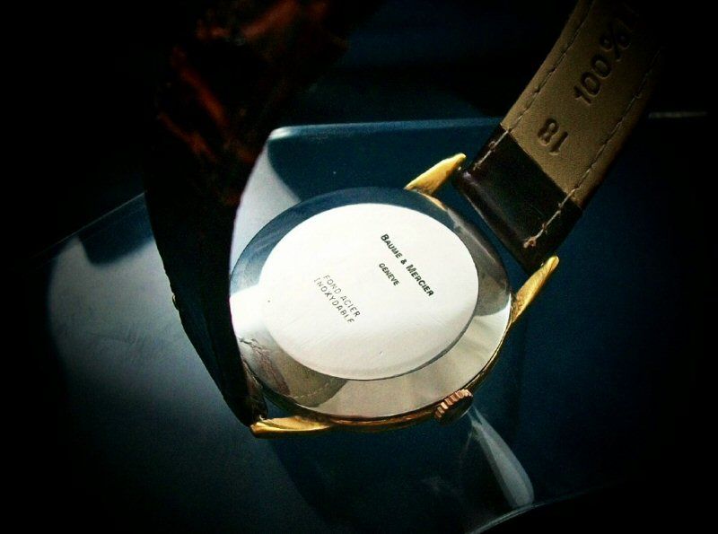 CLASSIC BAUME & MERCIER MEN’S. TWO TONES DIAL .NO RES  