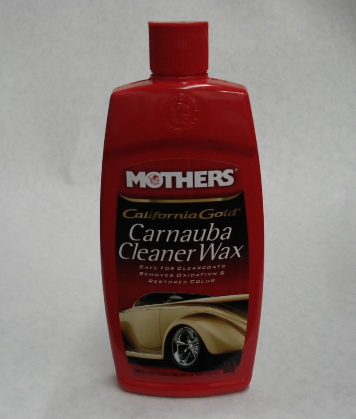 mothers california gold carnuba cleaner wax 16oz  