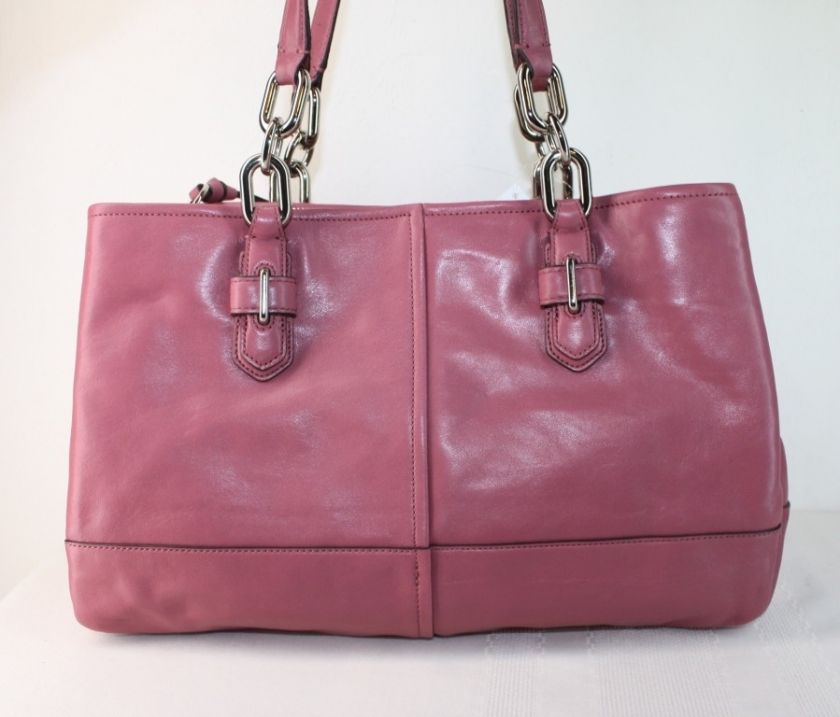   LEATHER JAYDEN EW CARRYALL + WALLET GINGER BEET PINK 17811  