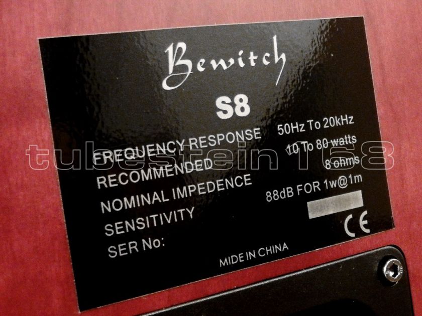 Bewitch S8 5 Woofer 1 Tweeter Hi End Bookshelf Speaker  