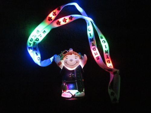 KREWE of ENDYMION 2011 BLINKING LT UP MASCOT DOLL SPECIAL MARDI GRAS 