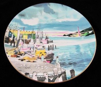 Royal Doulton Dong Kingman San Francisco Port Plate MIB  