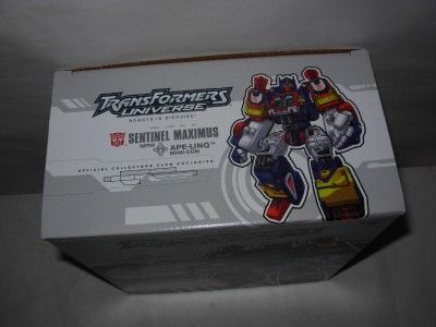 Transformers TFCC Club Botcon 2004 SENTINEL MAXIMUS Mib  