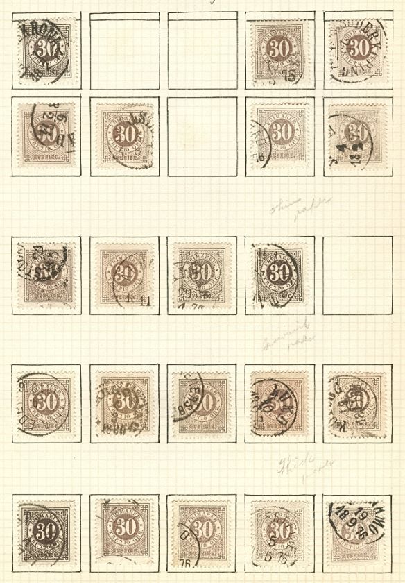 SWEDEN SPECIALIZED RINGTYPE COLLECTION used   735 on pages  