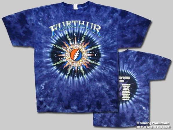 NF561AA   SUNDIAL FURTHUR GRATEFUL DEAD TIE DYE T SHIRT M L XL  