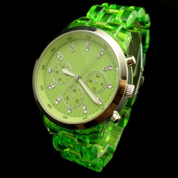 Summer Watch Men Women Big Dial Wrist Watch 9 Colors  