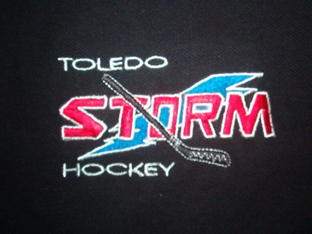 TOLEDO STORM POLO SHIRT vtg new old stock NOS w/ tags L  