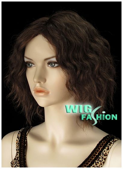 New Fashion 24cm Short Dark Brown Hair Wig NO34  