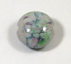 ROA Lampwork 1 Monet 18mm Focal Lentil Glass Beads SRA  