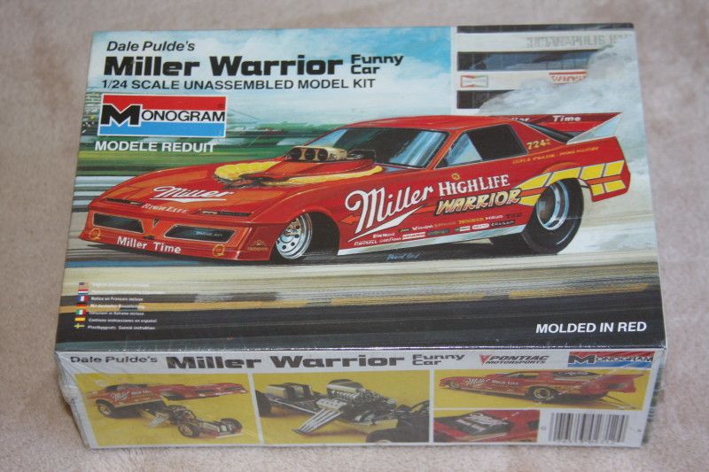 MONOGRAM DALE PULDES MILLER WARRIOR FUNNY CAR 1/24TH  