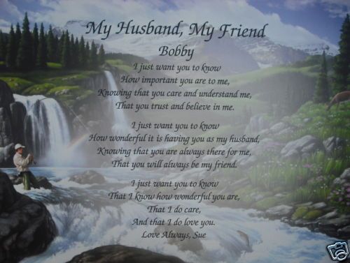   HUSBAND POEM UNIQUE FATHERS DAY, BIRTHDAY, CHRISTMAS GIFT IDEA  
