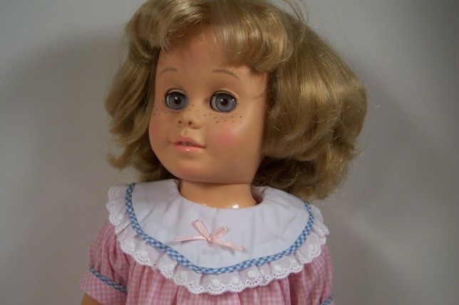 LT PINK Gingham Dress Doll Clothes For Chatty Cathy♥  