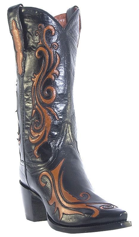 DAN POST SNIP TOE WESTERN BOOTS DP 3215 WOMAN 8 1/2 M 6 79145 11117 1 