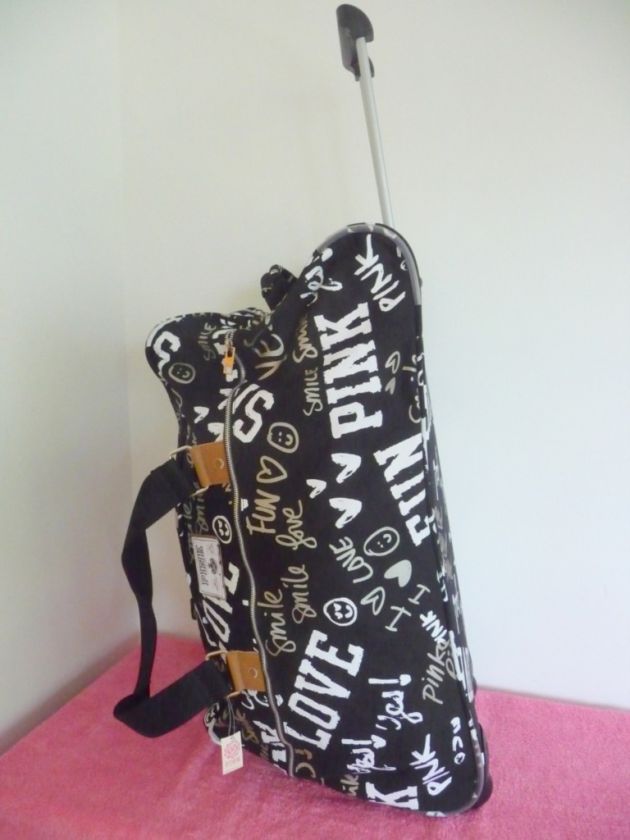 NWT Victoria Secret PINK Travel Wheelie Luggage Bag  