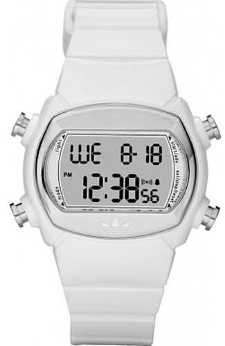 Womens White Adidas Candy Digital Sport Watch ADH6136  