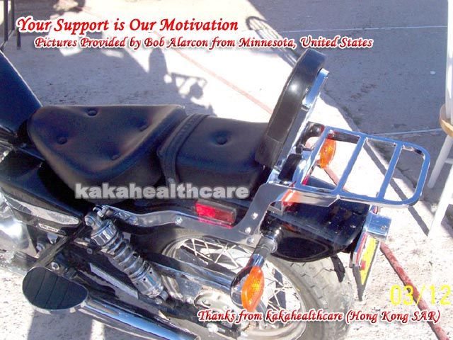 Honda Rebel 250 CMX 250 13 Backrest Sissy Bar Rack Set  