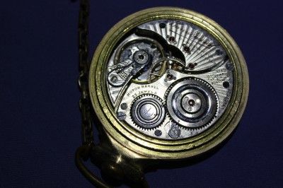 RARE 1919 Illinois Bunn Special 23 Jewels Railroad 16s Pocketwatch w 