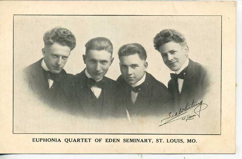 ST. LOUIS MISSOURI EDEN SEMINARY QUARTET SID WHITING PC  