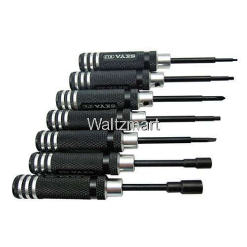 7pcs New RC Helicopter Plane Car Hex Screw Driver Tool Kit Set Trex 