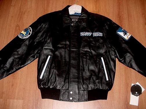 Daffy Duck Leather Jacket Medium Warner Brothers  