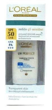 LOREAL UV Perfect Transparent Skin SPF 50 PA+++ 30ml.  