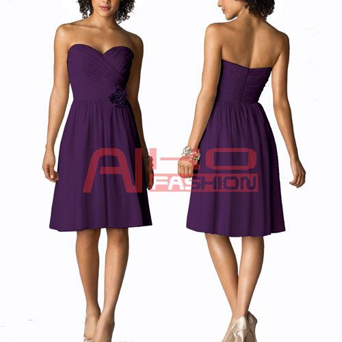   Chiffon Bridesmaids Formal Cocktail Dress Size AU 6~24   co0763  