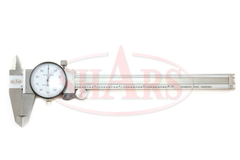 SHARS 6 Dial Caliper .001 Premium Series NEW  