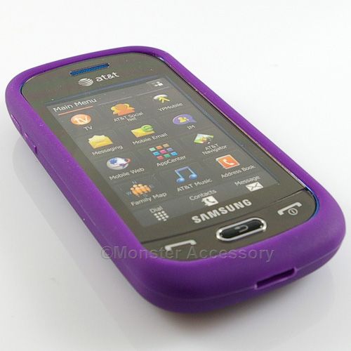 Protect your Samsung Eternity 2 with Purple Soft Skin Gel Case