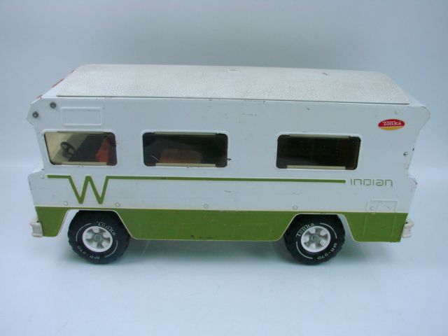 Vtg 1970s Tonka Truck VW RV Indian WINNEBAGO Camper Motorhome MR 970 