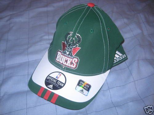 Milwaukee Bucks adidas Draft Day Cap   One Size   New  