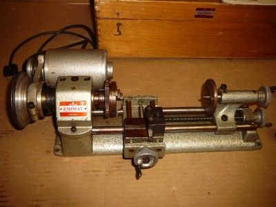 VINTAGE UNIMAT DB 200 CAST IRON MINI LATHE NICE CONDITION. IN GREAT 